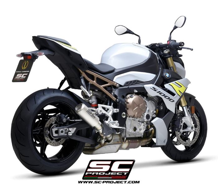 SC-Project CR-T Carbon Εξάτμιση BMW S 1000 R 2025-2026 με Stoneguard Grid – B39B-38CR