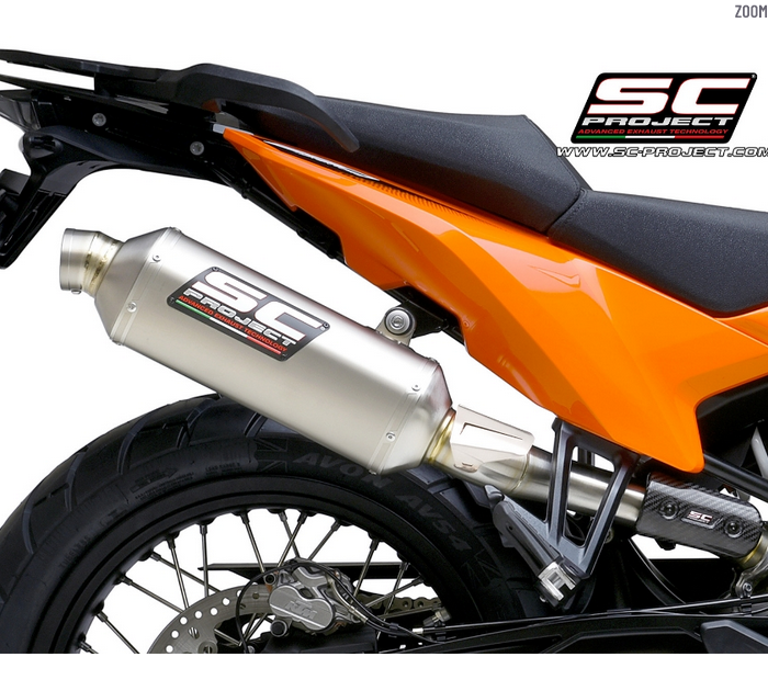 SC-Project Rally Raid Titanium Εξάτμιση KTM 890 SMT 2023–2024 Euro 5 – KTM15C-100T