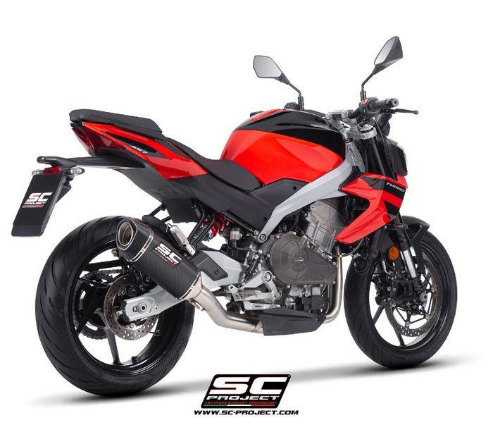 SC-Project SC1-S Titanium A30B-AC124T Ολόσωμη Εξάτμιση 2-1 Aprilia Tuono 457 2025-2026 Racing