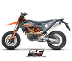 SC-Project Oval Carbon A13A-01C Τελικό Εξάτμισης Aprilia Caponord 1200 2013-2016 Euro 3