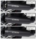 MILLER Raptor II Slip-On Εξάτμιση για Honda CL 500 (2025+) – Tapered Matt Black End Cap – Κωδικός HO-CL500-X58.11 - Image 3