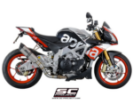SC-Project Εξάτμιση SC1-R Carbon Euro 4 για Aprilia Tuono V4 1100 Factory/RR 2017–2020 – A16A-91C