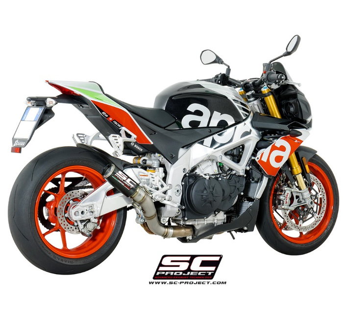 SC-Project Εξάτμιση CR-T Carbon Racing για Aprilia Tuono V4 1100 Factory/RR 2017–2020 – A16A-36C