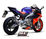 SC-Project S01A-01C Oval Carbon Slip-On Εξάτμιση για Suzuki GSX-R1000 2009-2011