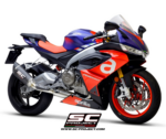 SC-Project S01A-01C Oval Carbon Slip-On Εξάτμιση για Suzuki GSX-R1000 2009-2011