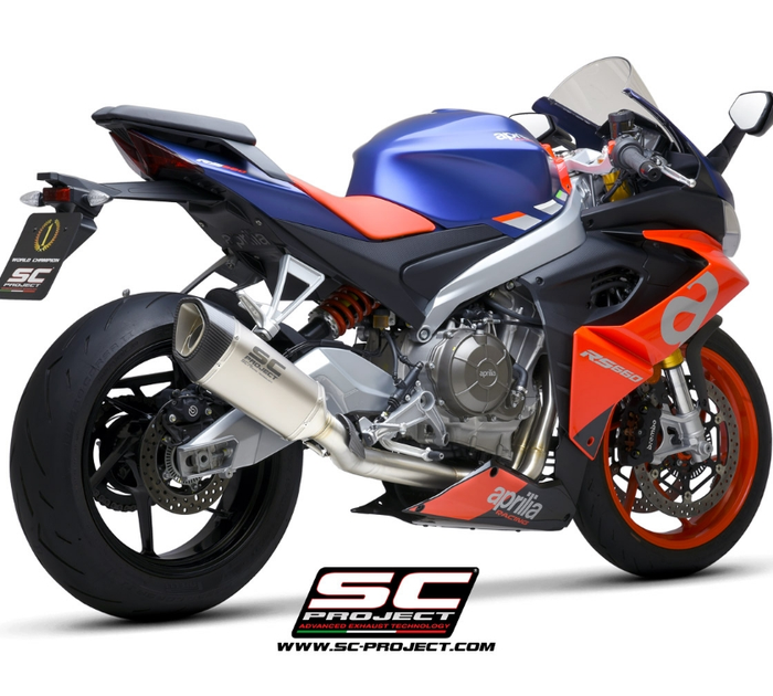 SC-Project Πλήρες Σύστημα Εξάτμισης 2-1 με CR-T Carbon Stoneguard για Aprilia RS 660 2020-2024 – A23A-PAC36CR