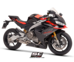 SC-Project A23D-PAC90C Πλήρες Σύστημα Εξάτμισης 2-1 SC1-R Carbon για Aprilia Tuono 660 2025-2026