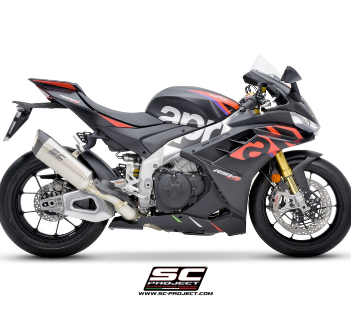 SC-Project Εξάτμιση GP-22 Titanium MotoGP Racing για Aprilia RSV4 / Factory 2021–2024 – A27A-GP22-R