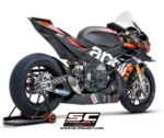 SC-Project Εξάτμιση SC1-R Carbon 250 mm Racing για Aprilia RSV4 / Factory 2021–2024 – A27A-VT90C