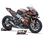 SC-Project Εξάτμιση SC1-R Carbon 250 mm Racing για Aprilia RSV4 / Factory 2021–2024 – A27A-VT90C