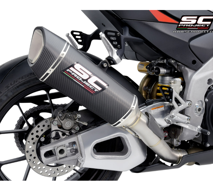 SC-Project Εξάτμιση SC1-R Carbon 300 mm Racing για Aprilia RSV4 / Factory 2021–2024 – A27A-T91C