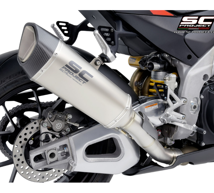 SC-Project Εξάτμιση SC1-R Titanium 300 mm Racing για Aprilia RSV4 / Factory 2021–2024 – A27A-T91T