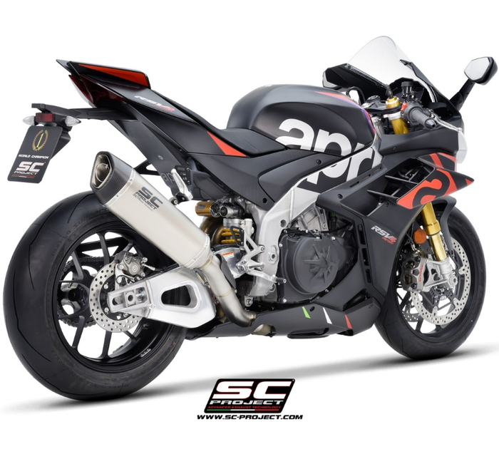 SC-Project Εξάτμιση CR-T Carbon Racing με Stoneguard για Aprilia RSV4 / Factory 2021–2024 – A27A-T36CR