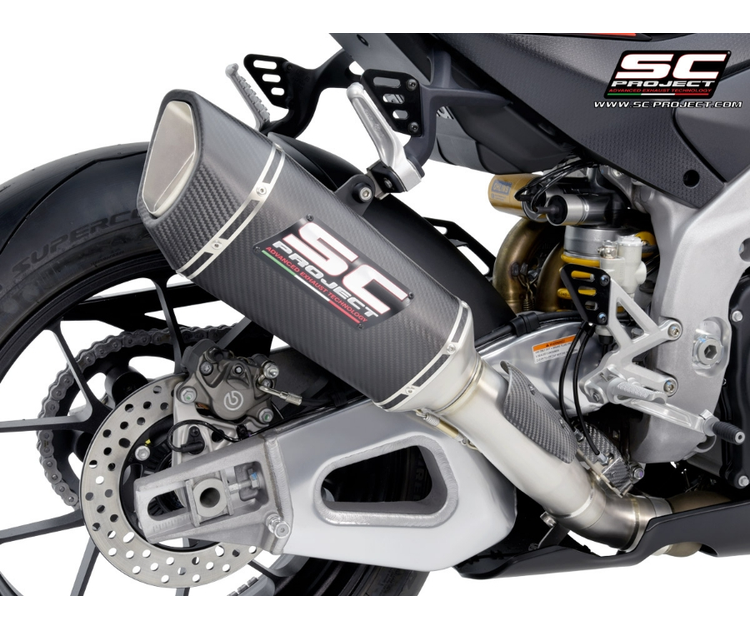 A27A-VT90C (1) SC-Project Εξάτμιση SC1-R Carbon 250 mm Racing για Aprilia RSV4 / Factory 2021–2024 – A27A-VT90C