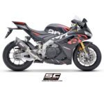 SC-Project Εξάτμιση SC1-R Titanium 250 mm Racing για Aprilia RSV4 / Factory 2021–2024 – A27A-VT90T