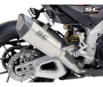 SC-Project Εξάτμιση SC1-R Titanium 250 mm Racing για Aprilia RSV4 / Factory 2021–2024 – A27A-VT90T