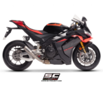 SC-Project Εξάτμιση CR-T Carbon High Mount για Aprilia RSV4 Factory 2025–2026 – A27C-HT36C