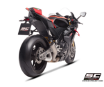 SC-Project Εξάτμιση CR-T Carbon High Mount για Aprilia RSV4 Factory 2025–2026 – A27C-HT36C