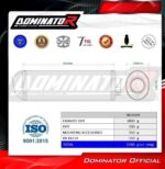 Dominator Εξάτμιση OVR Black με Medium dB Killer για BMW K1200S – BW020DARBL