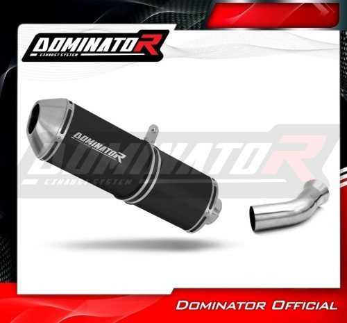 Dominator Εξάτμιση OVR Black με Medium dB Killer για BMW K1200S – BW020DARBL