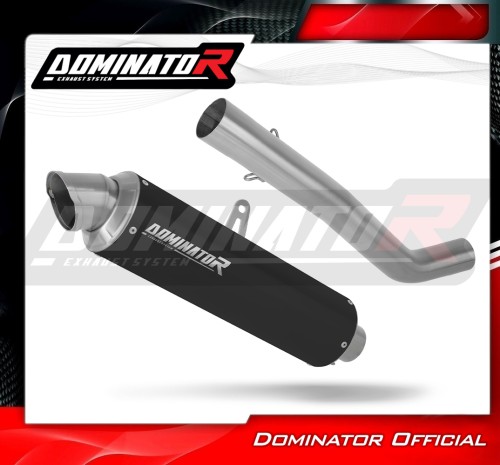 Dominator RE001DF6T Εξάτμιση HP6 Τιτανίου με Carbon Τάπα και dB-Killer για Rieju Aventura 500 2023-2026