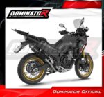 Dominator RE001DF6T Εξάτμιση HP6 Τιτανίου με Carbon Τάπα και dB-Killer για Rieju Aventura 500 2023-2026