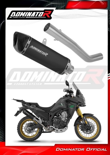 Dominator RE001DF6BL Εξάτμιση HP6 Black με dB-Killer για Rieju Aventura 500 2023-2026
