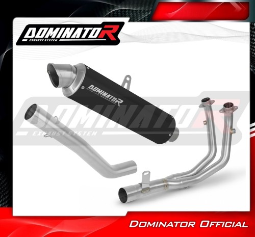 Dominator RE001DFSF6T Πλήρες Σύστημα Εξάτμισης HP6 Τιτανίου με dB-Killer για Rieju Aventura 500 2023-2026