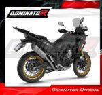Dominator RE001DFSF6BL Πλήρες Σύστημα Εξάτμισης HP6 Black με Carbon Τάπα και dB-Killer για Rieju Aventura 500 2023-2026