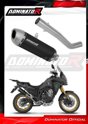 Dominator RE001DS6BL Εξάτμιση S6 Black με dB-Killer για Rieju Aventura 500 2023-2026