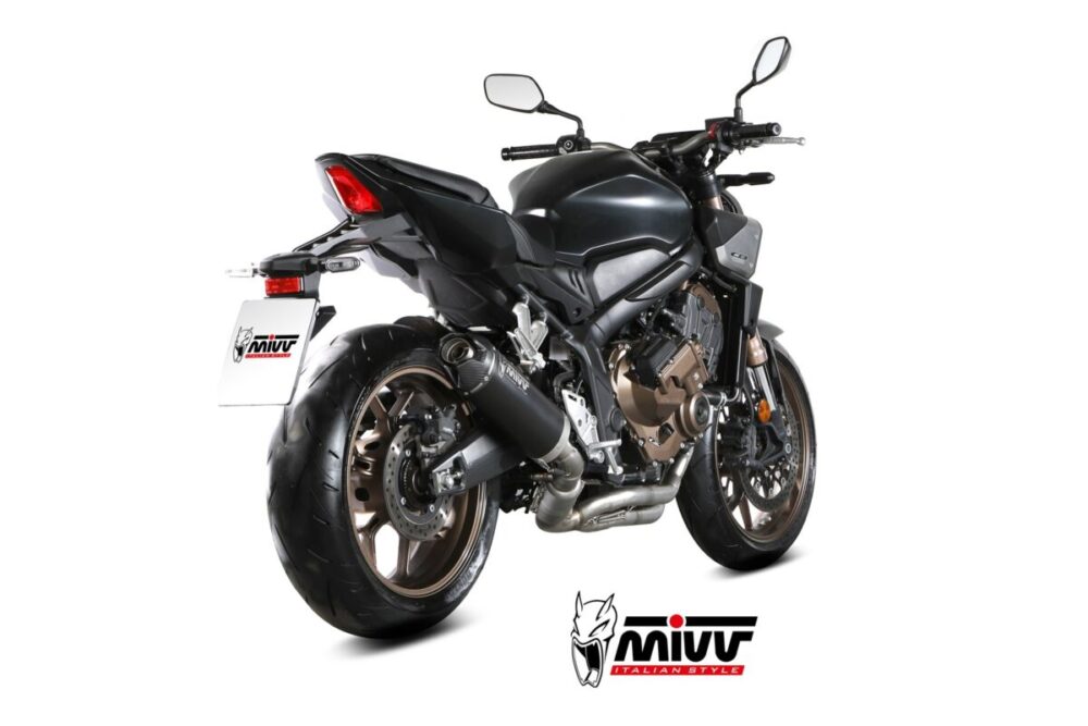 MIVV Εξάτμιση AK-1 Titanium Ομολογκαρισμένη με Καταλύτη για Honda CB650R / CBR650R 2024–2026 – H.096.K4K