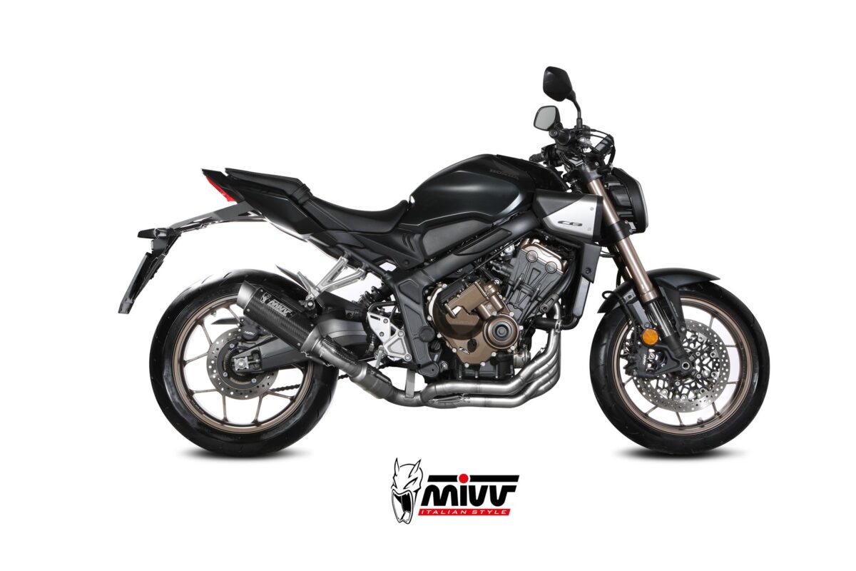 H.096.L2P (2) MIVV Εξάτμιση GP PRO Carbon Ομολογκαρισμένη για Honda CB650R / CBR650R 2024–2026 – H.096.L2P