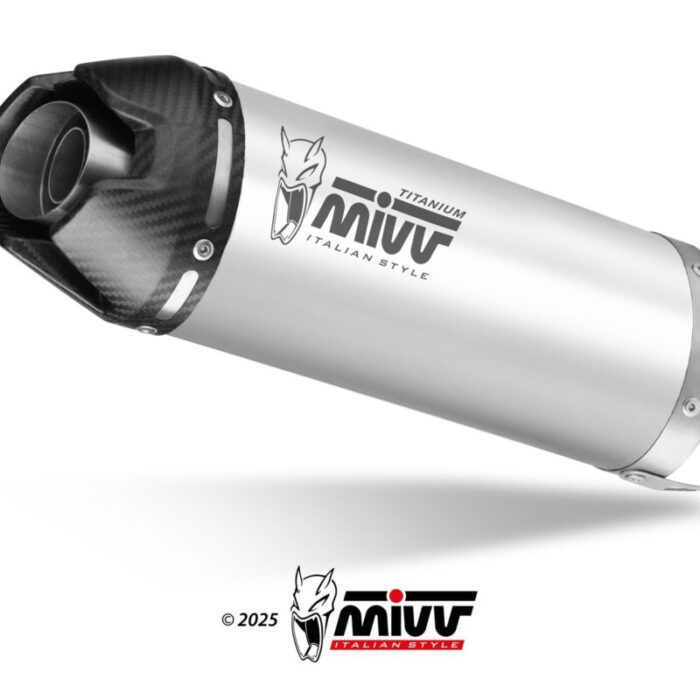 MIVV Εξάτμιση AK-1 Titanium Ομολογκαρισμένη για Honda CB650R / CBR650R 2024–2026 – H.096.L4K