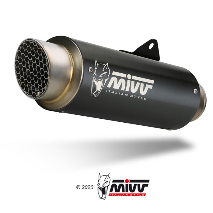 MIVV Εξάτμιση GP PRO Black Ομολογκαρισμένη για Honda CB650R / CBR650R 2024–2026 – H.096.LXBP