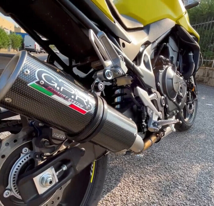 GPR Εξάτμιση M3 Black Titanium Ομολογκαρισμένη για Honda CB750 Hornet 2025–2026 – H.269.1.M3.BT