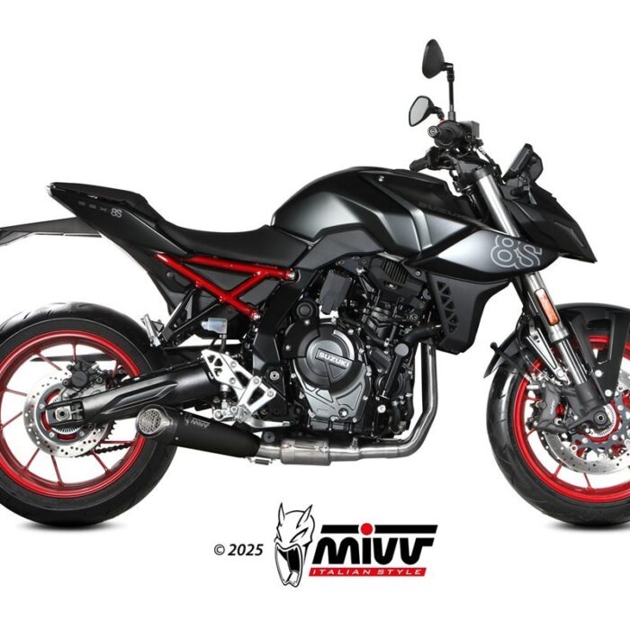 Mivv X-M5 Black Πλήρης Εξάτμιση Suzuki GSX-8R / GSX-8S / GSX-8T / GSX-8TT 2025-2026 – S.066.SC5B