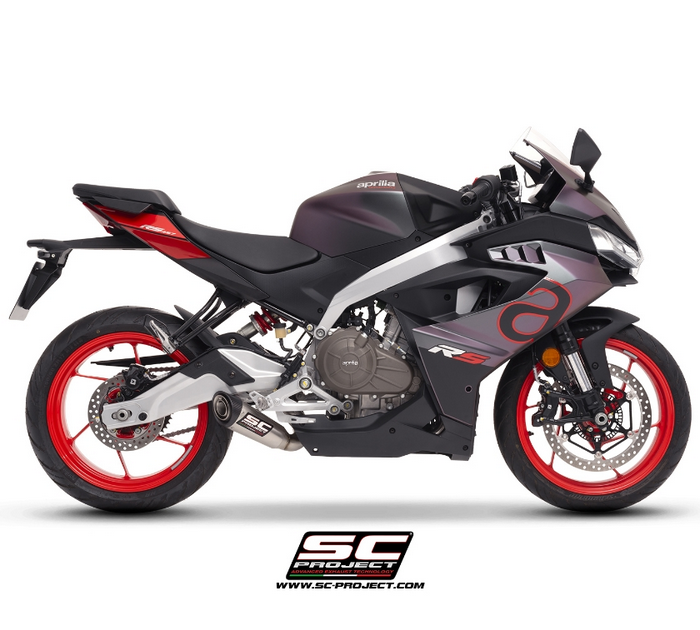 SC-Project A23B-KC90C Πλήρες Σύστημα Εξάτμισης 2-1 SC1-R Carbon για Aprilia Tuono 660 2021-2024