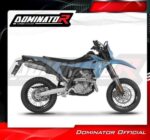 Dominator Εξάτμιση S6 Satin με dB Killer για Suzuki DR-Z4SM / DR-Z4S 2025–2026 – SU125DS6