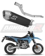 Dominator Εξάτμιση S6 Black Ceramic με dB Killer για Suzuki DR-Z4SM / DR-Z4S 2025–2026 – SU125DS6BL