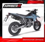 Dominator Εξάτμιση S3 Black Ceramic με dB Killer για Suzuki DR-Z4SM / DR-Z4S 2025–2026 – SU125DS3BL