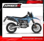 Dominator Εξάτμιση S3 Black Ceramic με dB Killer για Suzuki DR-Z4SM / DR-Z4S 2025–2026 – SU125DS3BL