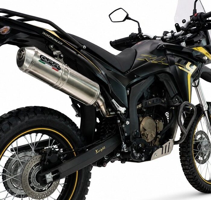 GPR Εξάτμιση Satinox με Έγκριση Θορύβου για Voge 300 Rally 2025–2026 – VO.12.DBHOM.SAT