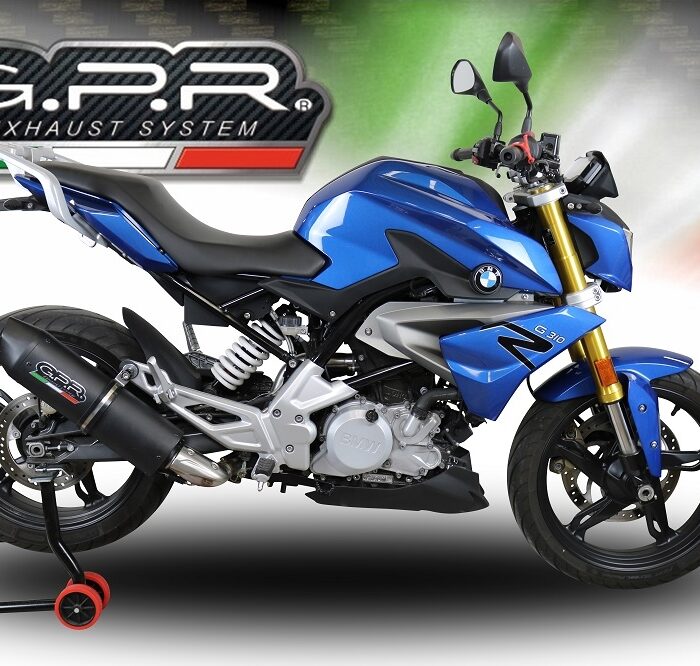 GPR Furore Evo4 Nero Πλήρης Εξάτμιση με Έγκριση Θορύβου για BMW G310R 2022–2026 – E5.BM.DBHOM.93.FNE5