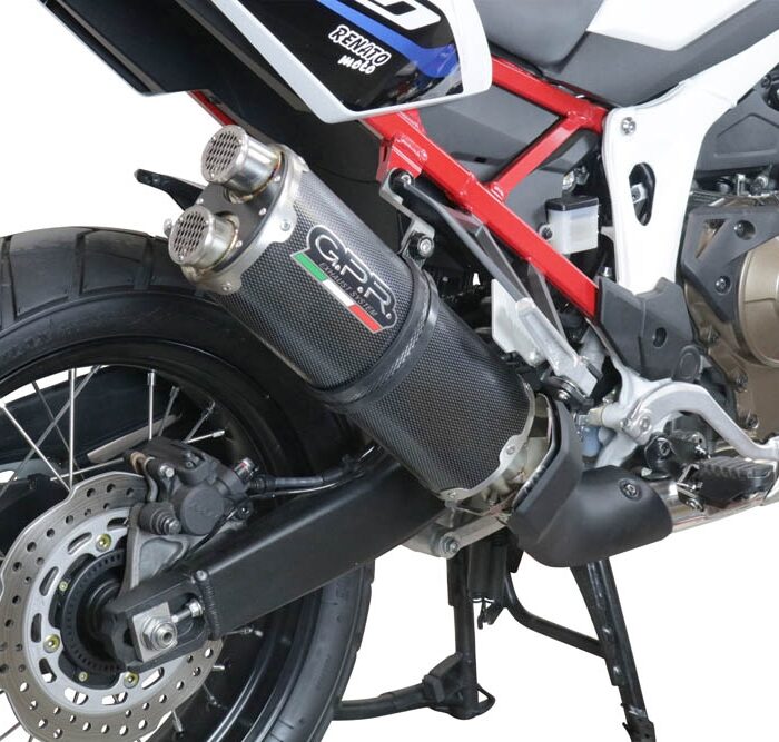 GPR Dual Poppy Εξάτμιση Honda Africa Twin 1100 Adventure Sport 2024-2026 – E5.H.275.1.DUAL.PO