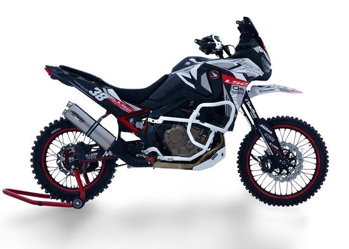 GPR Dual Poppy Εξάτμιση Honda Africa Twin 1100 Adventure Sport 2024-2026 – E5.H.275.1.DUAL.PO