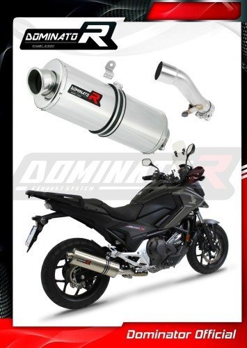 Dominator HO072DA Τελικό Εξάτμισης OVAL για Honda NC 700 / 750 X 2012–2024