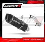 Dominator HO072DFBL Τελικό Εξάτμισης HP1 BLACK για Honda NC 700 / 750 X 2012–2024