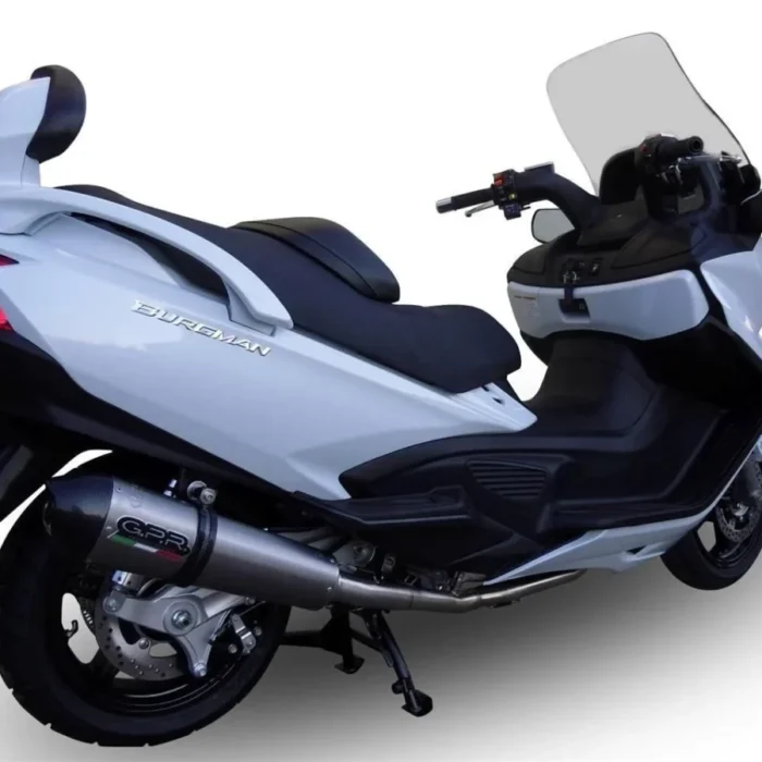 GPR New Grand Prix Evo Titanium Πλήρης Εξάτμιση για Suzuki Burgman AN 650 2013–2016 – SU.DBHOM.3.GPAN.TO